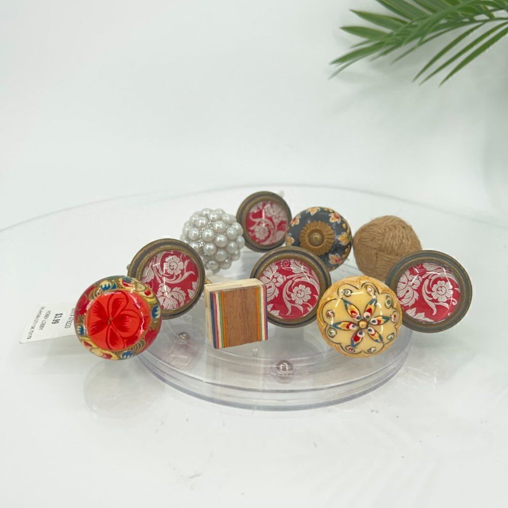 Lot of 10 Hobby Lobby furniture knobs MCM Shabby Chic Farm House Anthropologie - Picture 2 of 9